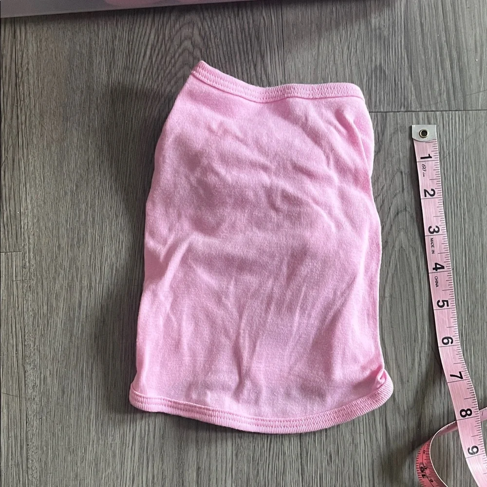 Pink doggy tank